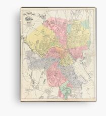 Vintage Map of Providence Rhode Island (1899) Metal Print
