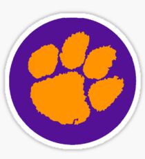 Clemson Tigers Paw Sticker