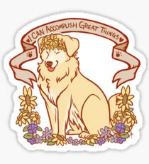 Inspirational Retriever Sticker