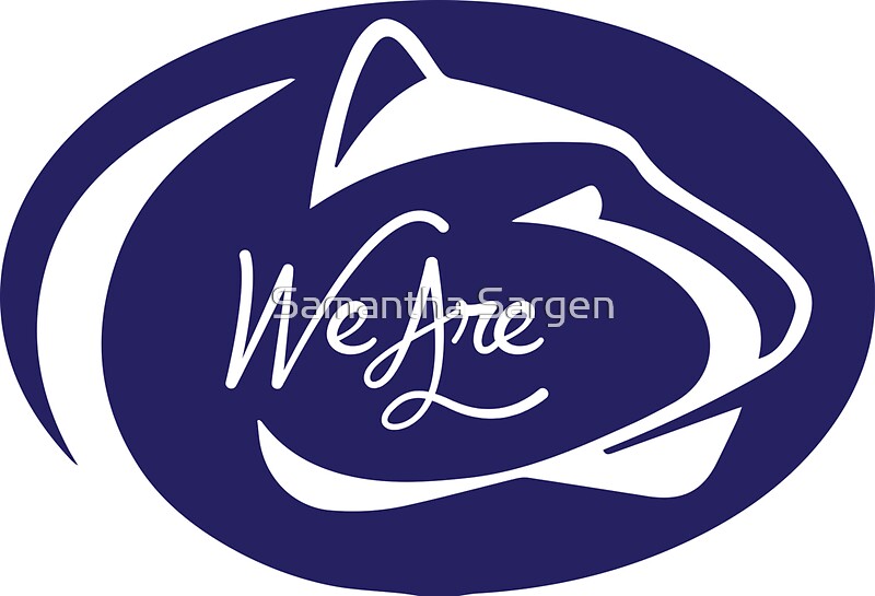 "Penn State We Are" Stickers by Samantha Sargen | Redbubble