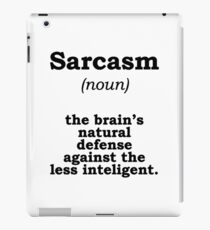 Sarcasm iPad Case/Skin