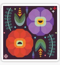 Flowerfully Folk Sticker