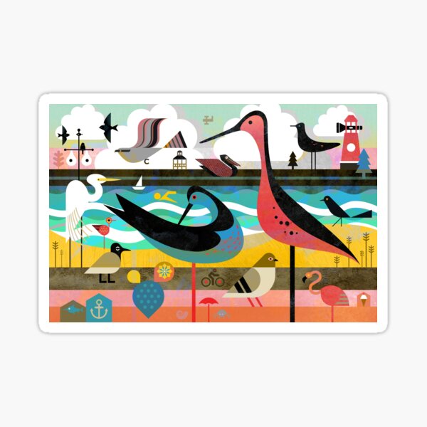 Study for North Carolina Landscape 2 Sticker