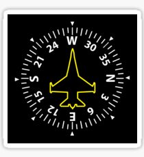 Jet fighter pilot Sticker
