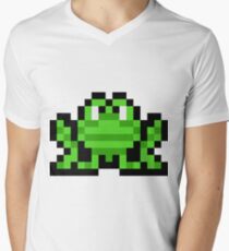 Pixel Frogger Men's V-Neck T-Shirt