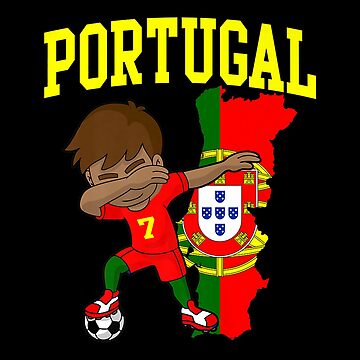 Funny Dabbing Dog Portugal Soccer Jersey Photographic Print for Sale by  aleenaaarav64