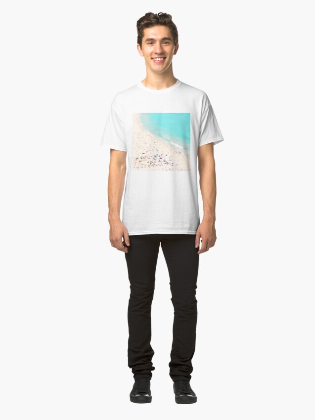 Alternate view of beach love square Classic T-Shirt