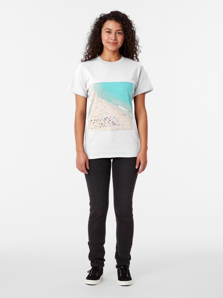 Alternate view of beach love square Classic T-Shirt