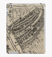 Vintage Map of Amsterdam (1614) iPad Case/Skin