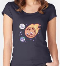 Camiseta entallada de cuello redondo Vamos a ser amigos!