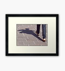 Winged shadow, Bolzano/Bozen, Italy Framed Print