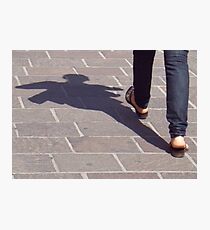 Winged shadow, Bolzano/Bozen, Italy Photographic Print