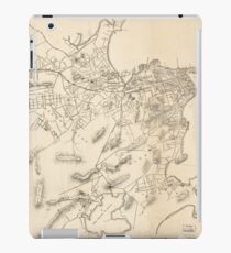 Vintage Map of Rio de Janeiro Brazil (1896) iPad Case/Skin