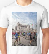 Marathon in Piazza Venezia Unisex T-Shirt