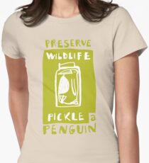 Pickle a Penguin Women's Fitted T-Shirt