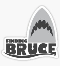 Finding Bruce (Finding Dory inspired horror) Sticker