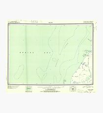 USGS TOPO Map Alaska AK Black 360673 1951 250000 Photographic Print