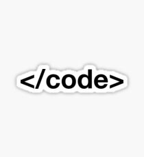 Code Tag Sticker