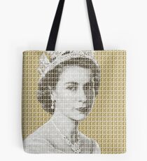 God Save The Queen - Gold Tote Bag