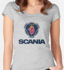 scania big truck Women's Fitted Scoop T-Shirt