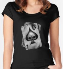 Ace of Skulls Fitted Scoop T-Shirt