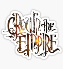 Crown The Empire "The Fallout" Logo Sticker
