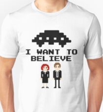 I Want To Believe 8bit Unisex T-Shirt