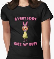 Everybody Kiss My Butt Women's Fitted T-Shirt