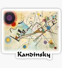 Kandinsky - Composition No. 8 Sticker