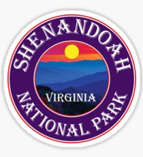 SHENANDOAH NATIONAL PARK VIRGINIA MOUNTAINS HIKING BIKING CAMPING Sticker
