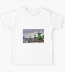 Windmills on the River Zaan Kids Tee