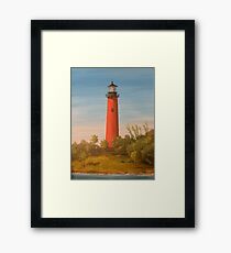 Jupiter Lighthouse, Jupiter Florida Framed Print