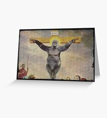 Harambe our Holy father Greeting Card