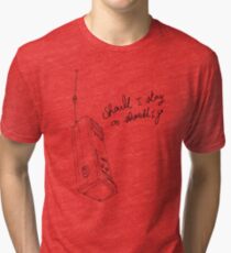 Stranger Things Will Walkie Talkie Tri-blend T-Shirt