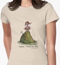 Compost Chic - Pretty Hot Stuff Women's Fitted T-Shirt
