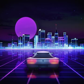 Artwork thumbnail, Cyber city, futuristic arcade games concept by Maingraph