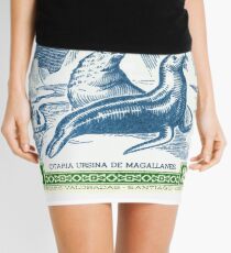 Antique 1948 Chile Sea Lion Postage Stamp Mini Skirt