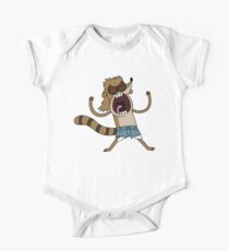 Rigby, The Death Kwon Do Freak Short Sleeve Baby One-Piece