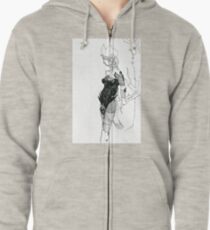 Art Line Zipped Hoodie