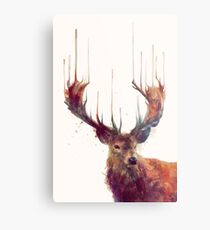 Red Deer Metallbild