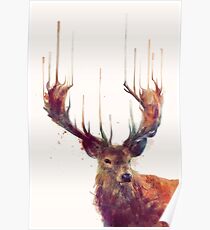 Red Deer Poster