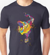 Psychedelic acid bear roar Unisex T-Shirt