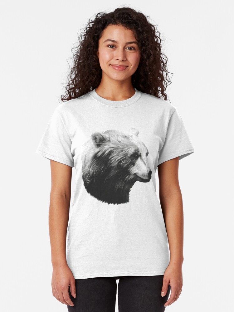 Alternate view of Bear // Calm Sketch Classic T-Shirt