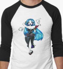 Blue Hair Men's Baseball ¾ T-Shirt