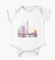 San Francisco skyline poster One Piece - Short Sleeve