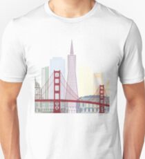 San Francisco skyline poster Unisex T-Shirt