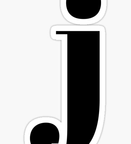 Letter J: Stickers | Redbubble