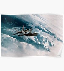 Alaskan Raptors Poster