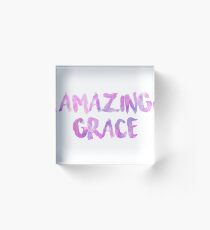 Amazing Grace Acrylic Block