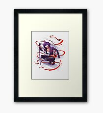 Katana Fankunst Gerahmtes Wandbild